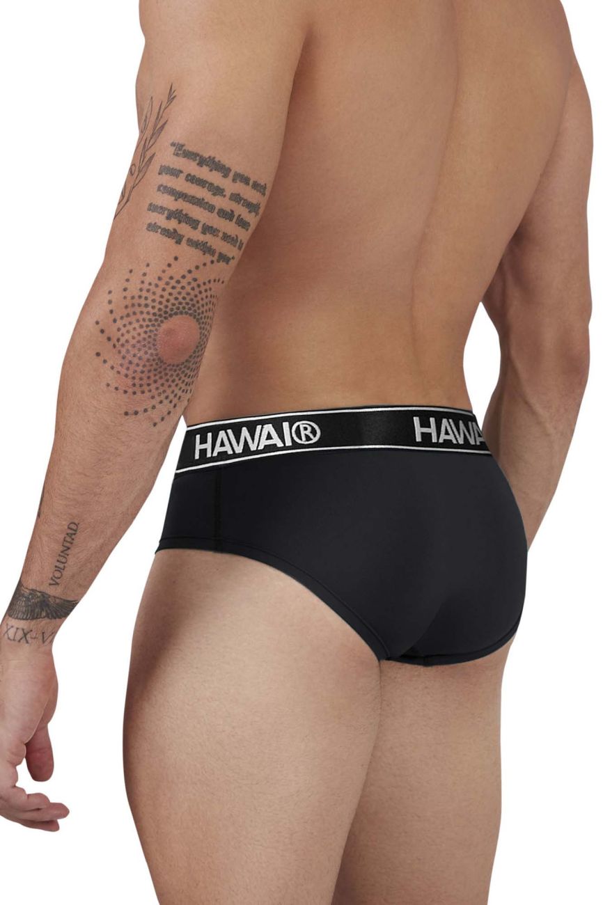 HAWAIR 41963 Microfiber Briefs for Men Black