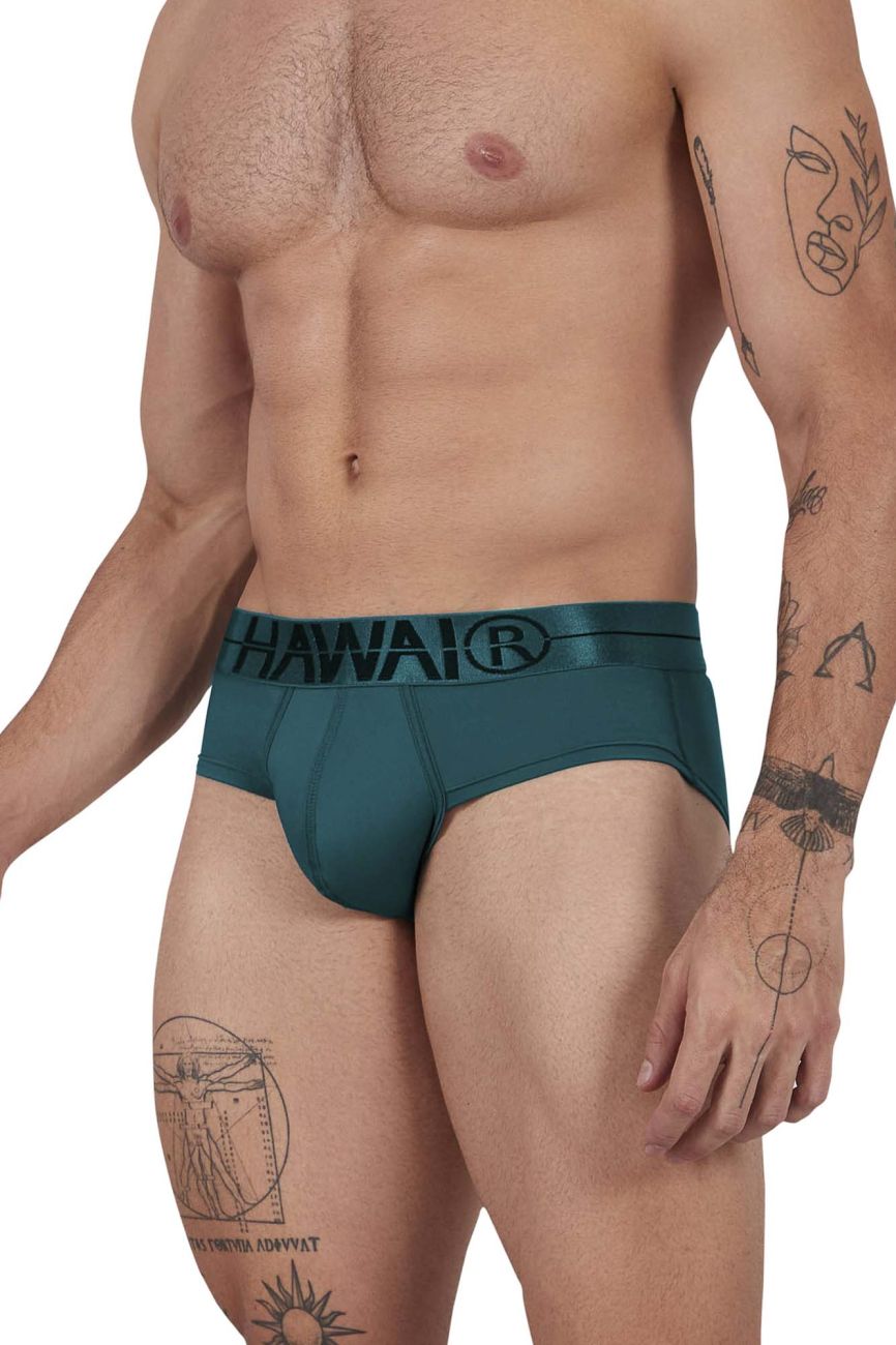 HAWAIR 41963 Microfiber Briefs for Men Green