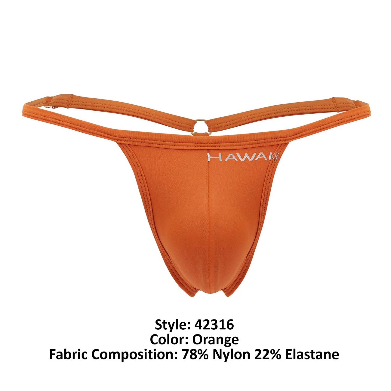 HAWAI 42316 Microfiber G-String Orange