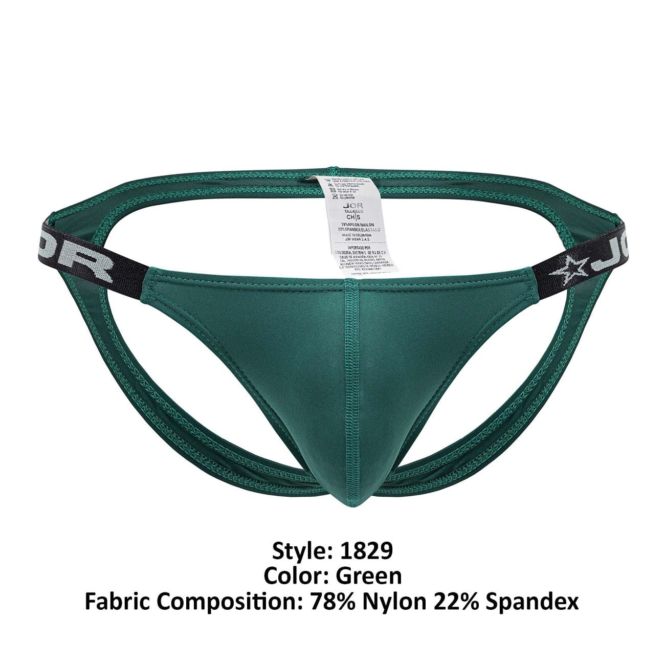 JOR 1829 Dante Jockstrap Green