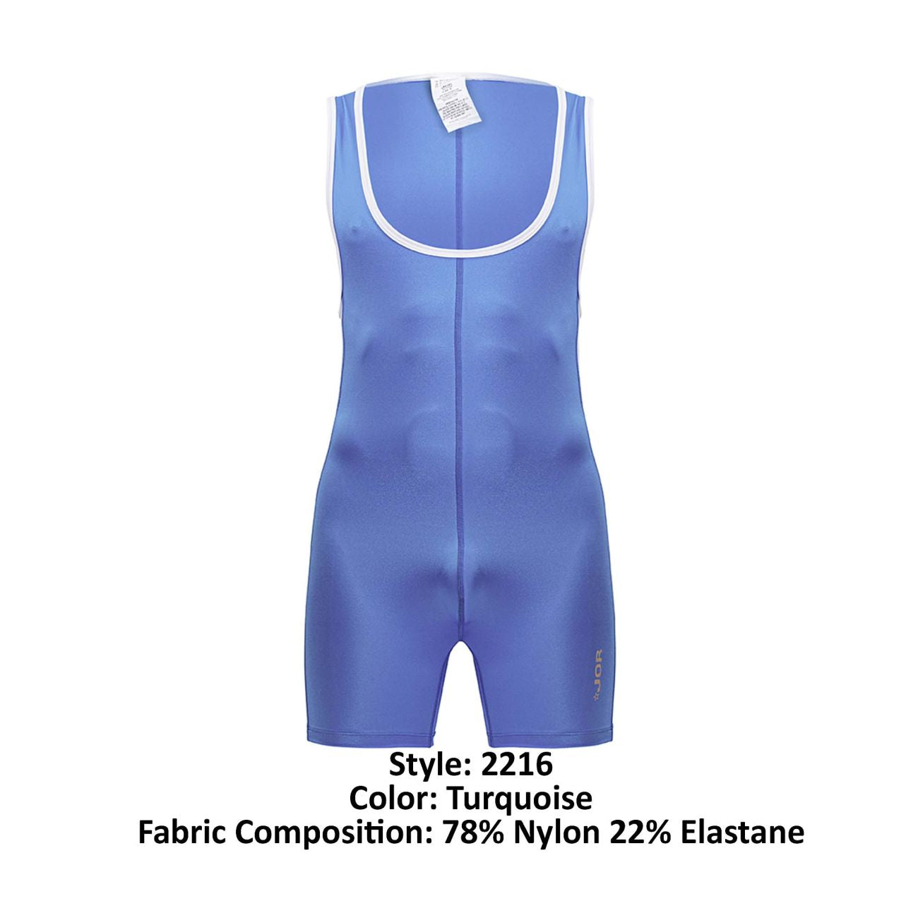 JOR 2216 Fighter Bodysuit Turquoise