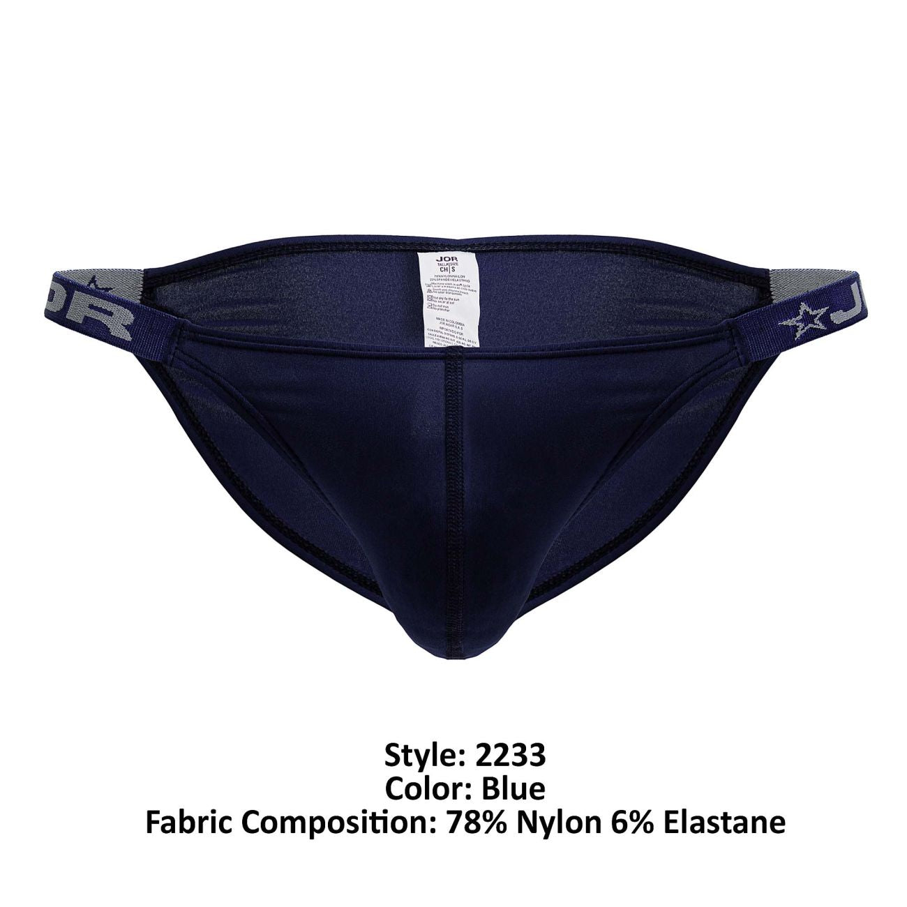 JOR 2233 Eros Mens Sleek Bikini Brief Blue