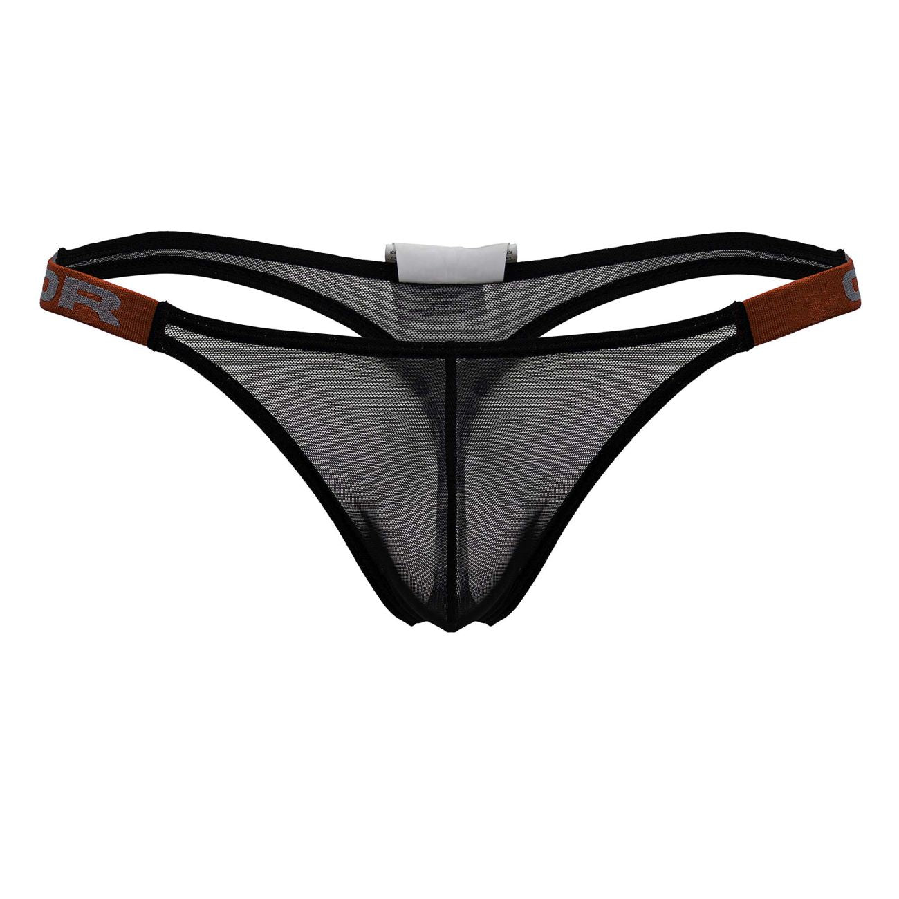 JOR 2238 Frost Male Ultra Mini Low Rise Thong Black