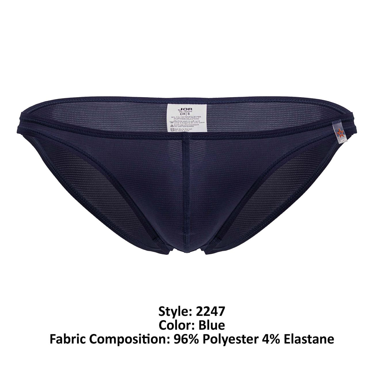JOR 2247 Cosmo Mens Minimalist Bikini Brief Blue