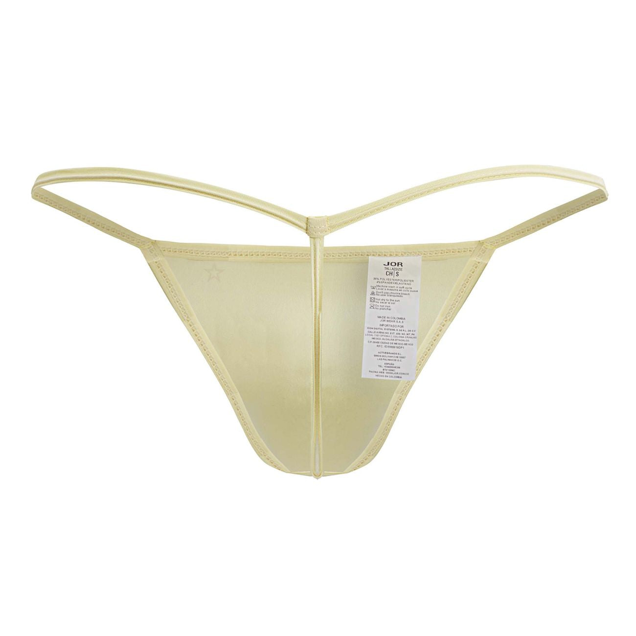 JOR 2258 Axel Mens Bold Minimalism G-String Yellow