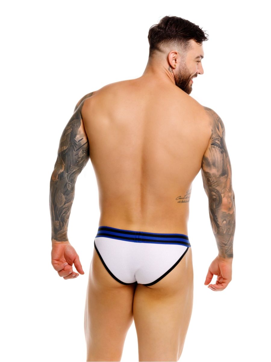 JOR 2362 Rush Mens Sleek Low Rise Fit Bikini White Plus Sizes