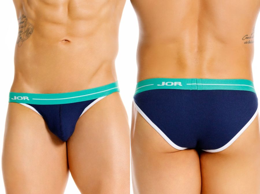 JOR 2460 Rush Male High Performance Briefs Blue Plus Sizes