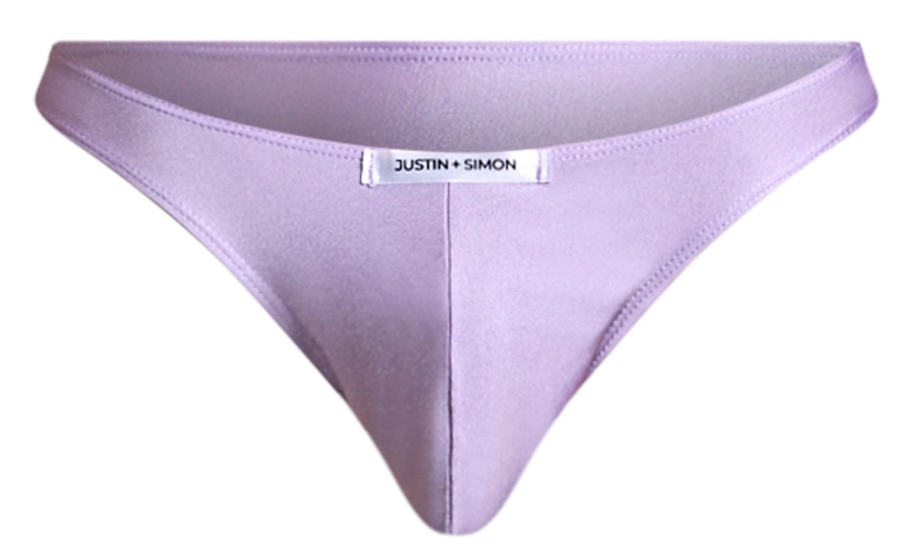 JUSTIN+SIMON XSJ01 Classic Silky Bikini Lilac Plus Sizes