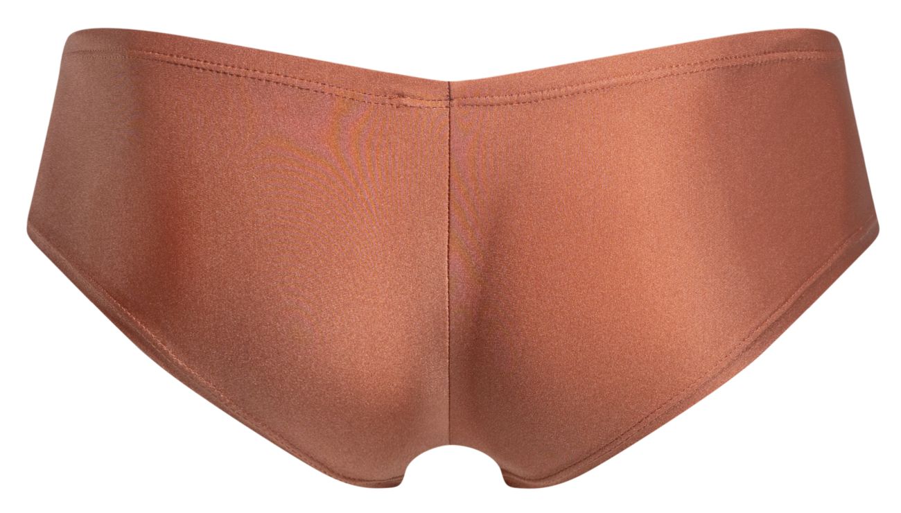 JUSTIN+SIMON XSJ13 Mens Cheeky Bulge Boxer Short Ochre Plus Sizes