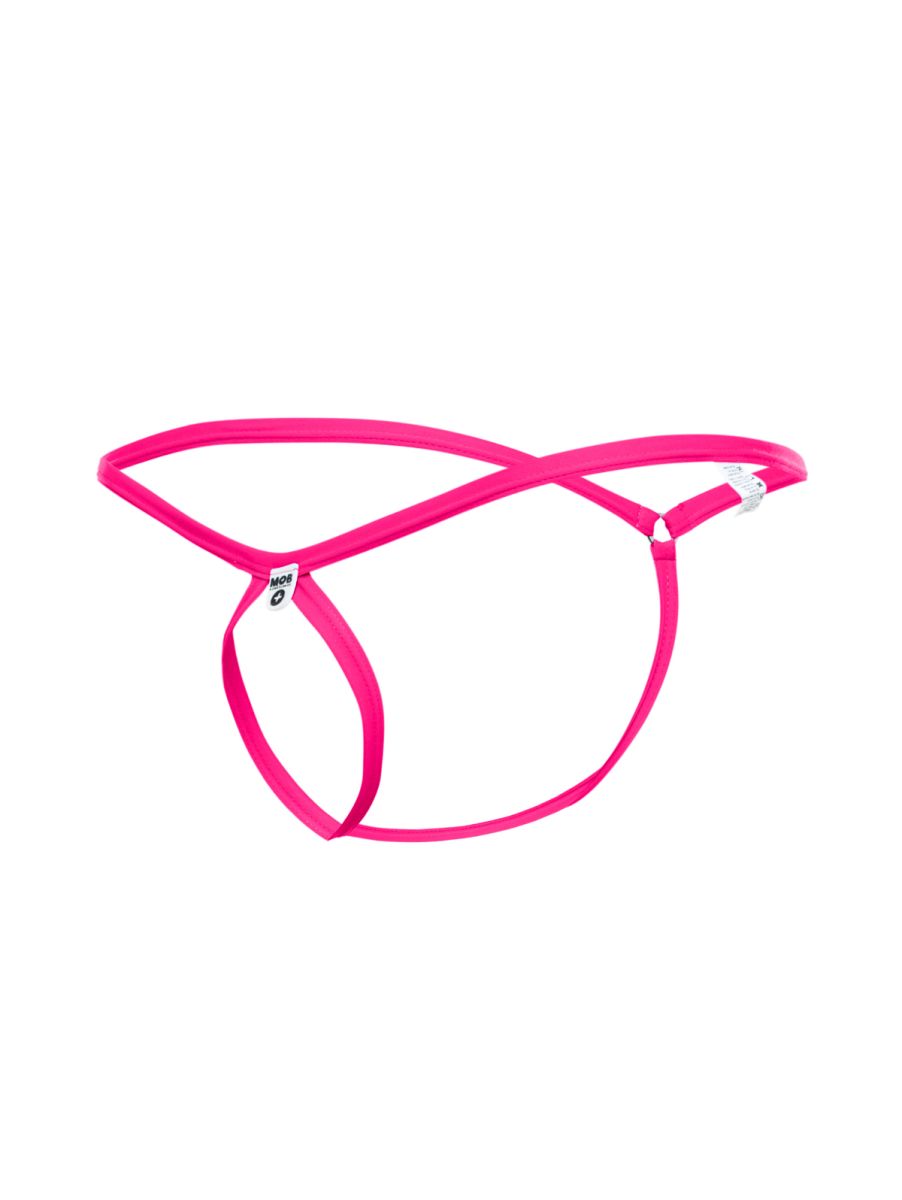 MaleBasics MBL24 Mens Extreme Tear Drop Thongs Hot Pink