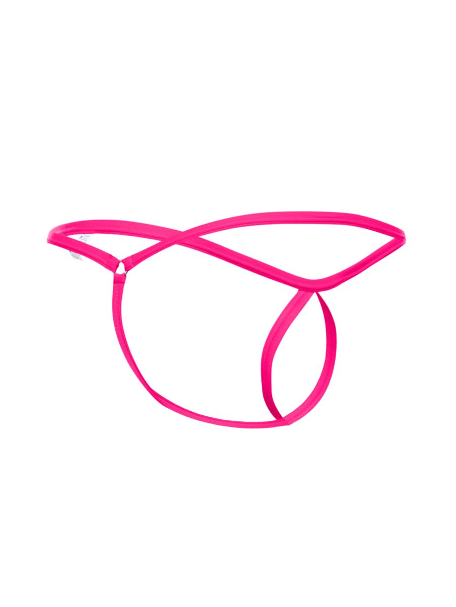 MaleBasics MBL24 Mens Extreme Tear Drop Thongs Hot Pink
