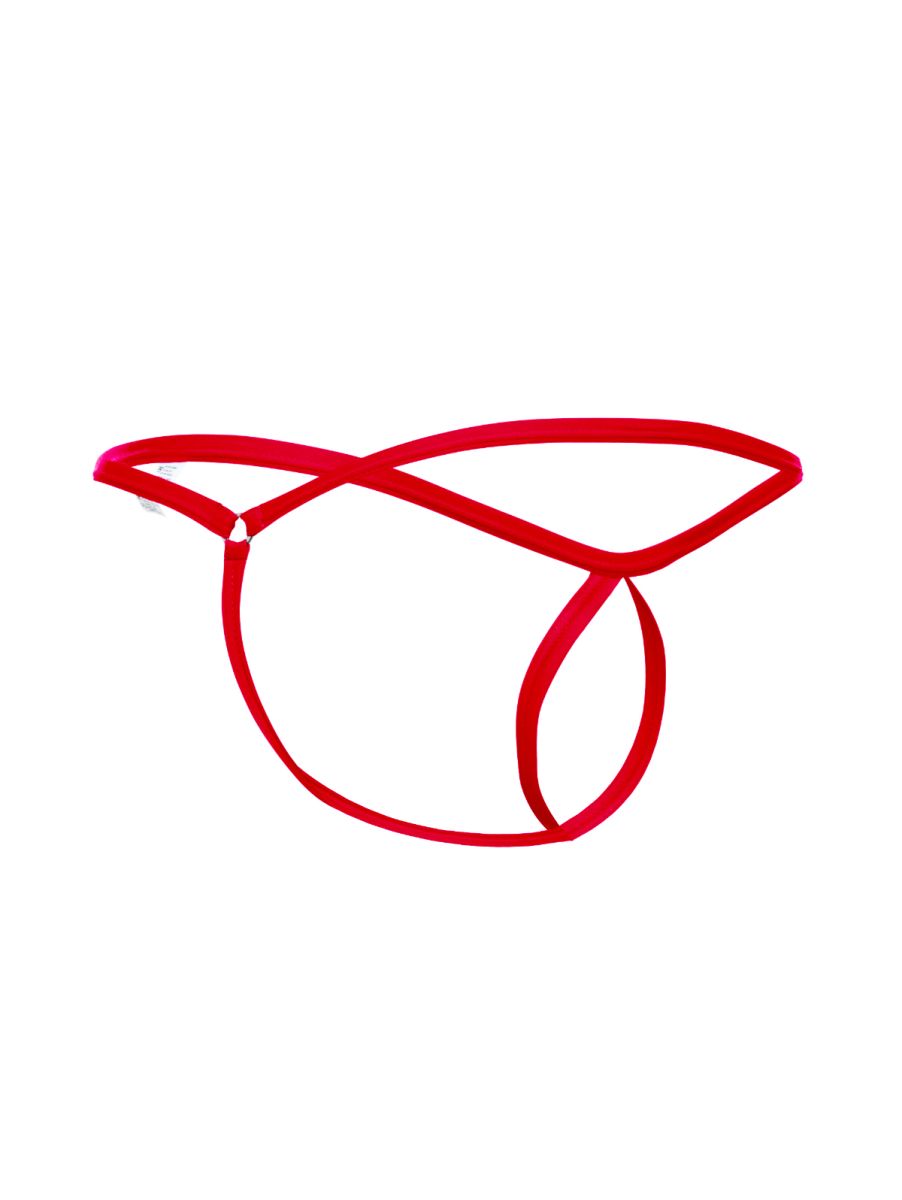 MaleBasics MBL24 Mens Extreme Tear Drop Thongs Red
