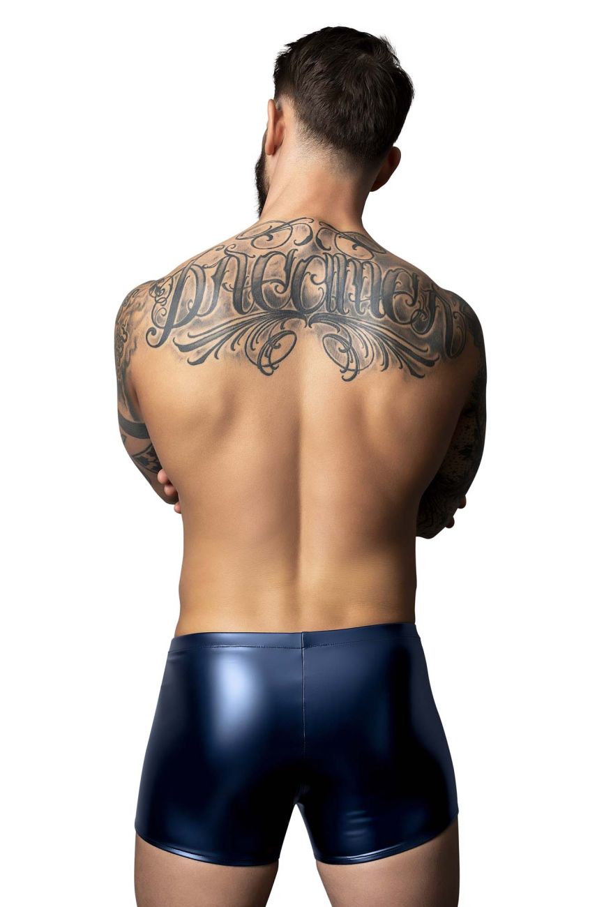 Male Power 153-301 Liquid Onyx 2.0 Male Wetlook Pouch Short Blue