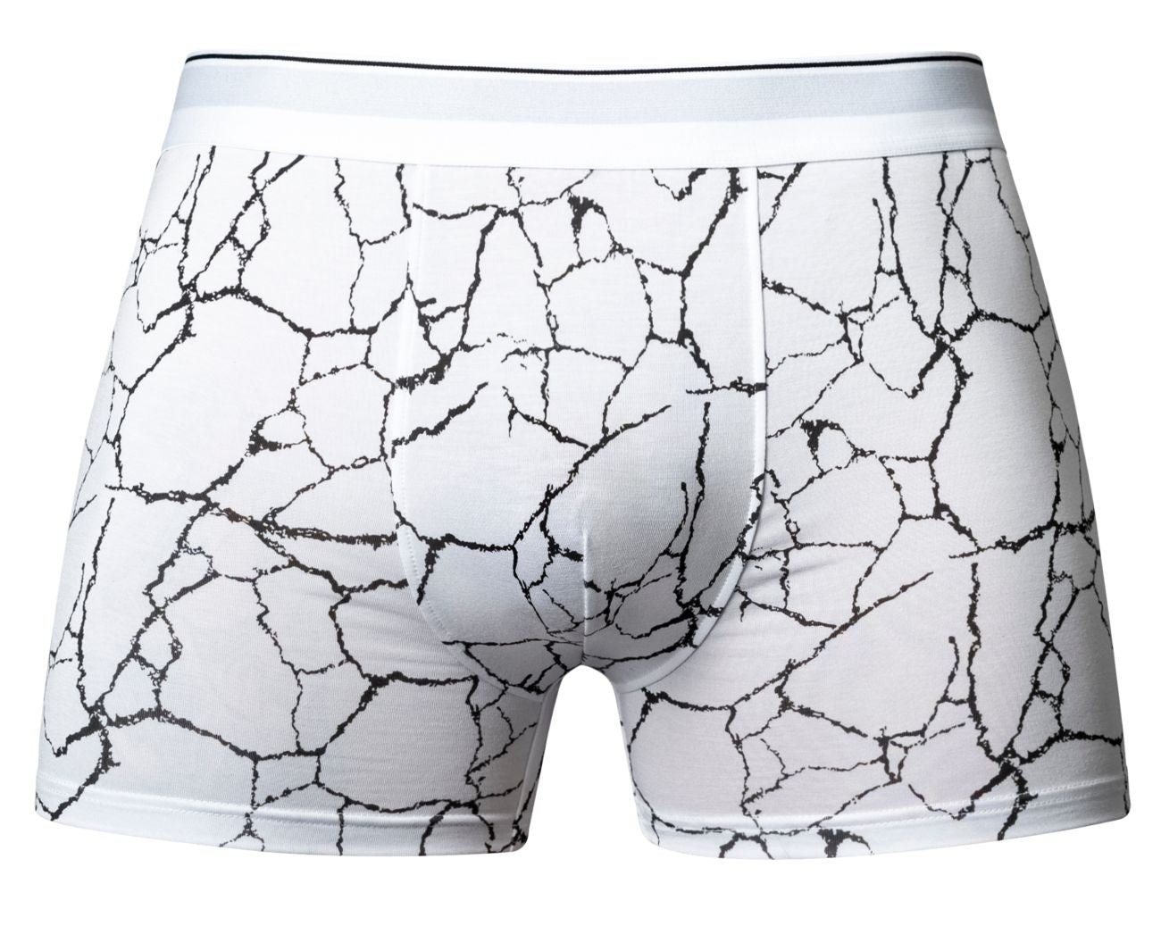 Male Power 160-299 Soo Cumfy Male Boxer Brief White-Black