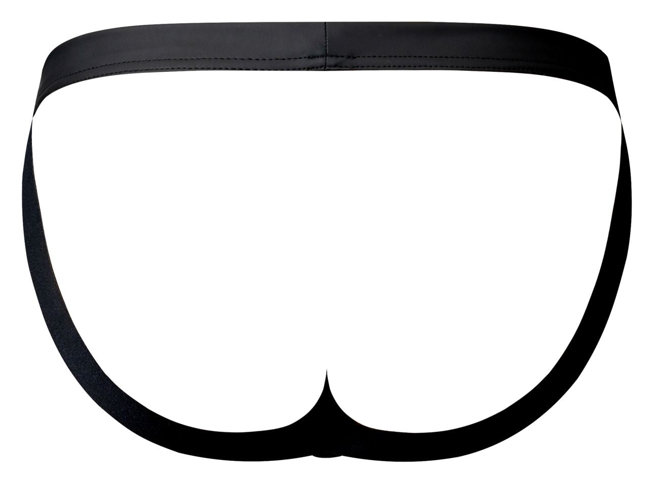 Male Power 346-298 Oh Snap Snap Off Front Jock Black