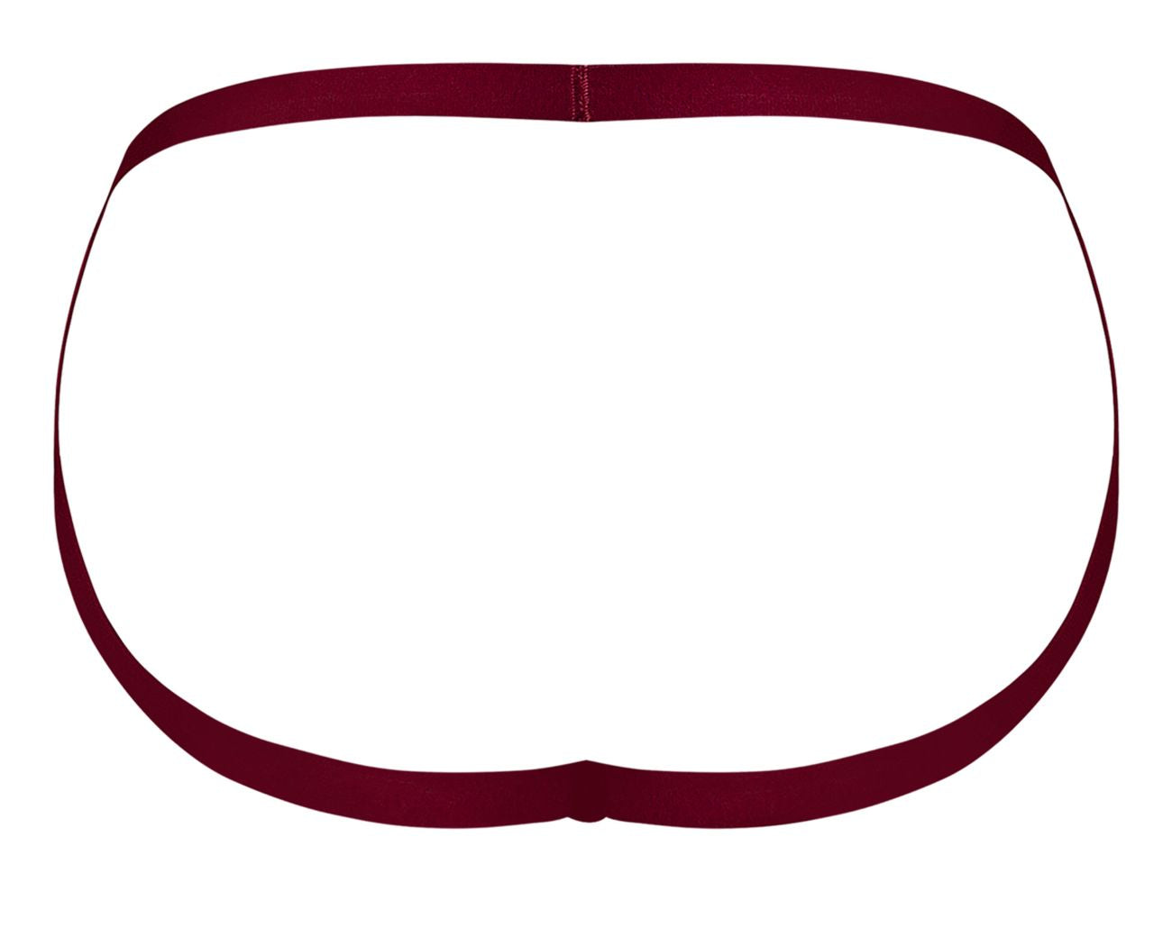 Male Power 394-289 Lucifer Strappy Jock Burgundy