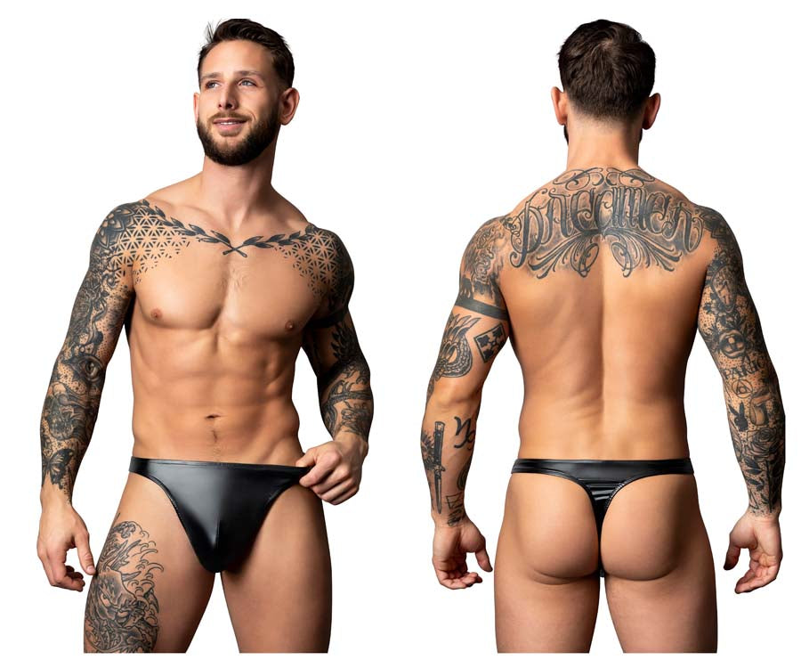 Male Power 442-301 Liquid Onyx 2.0 Male Bong Thong Black
