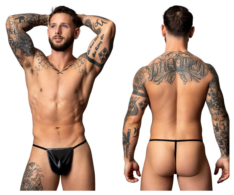 Male Power 450-301 Liquid Onyx 2.0 Mens G-String Black