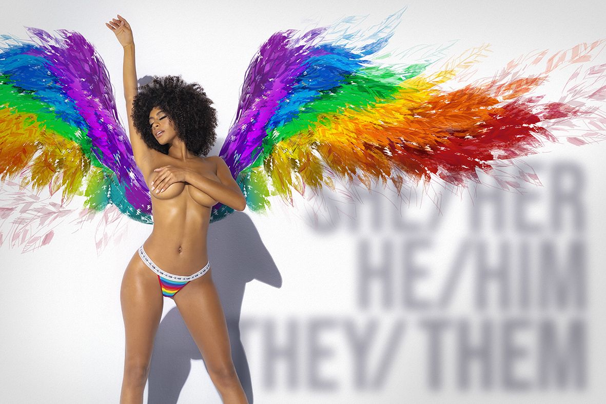 Mapale 123C Rainbow Thong