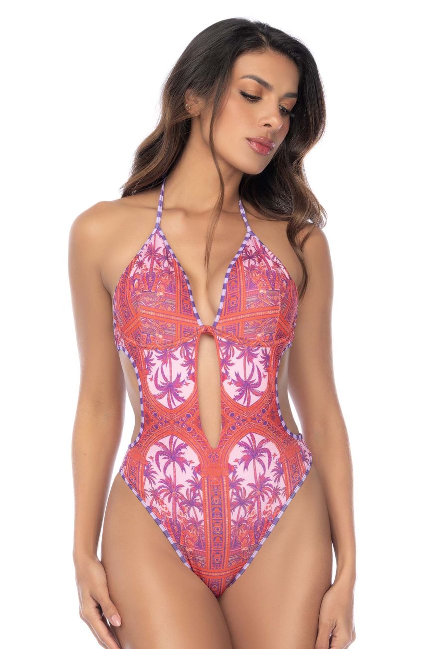 Mapale 67193 Tropical Print One Piece Swimsuit