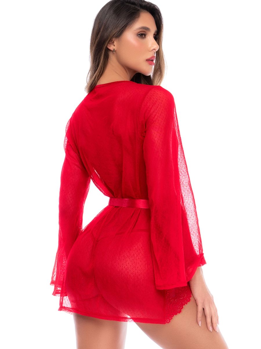 Mapale 7639 Robe with matching Thong Color