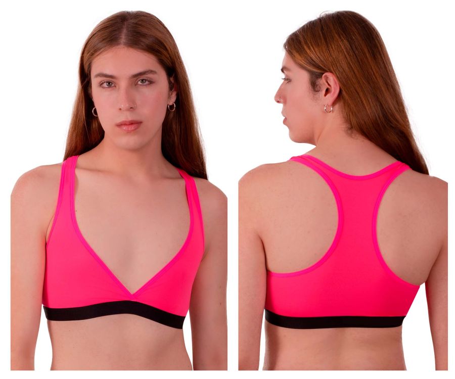 PLURAL PL004 Non-binary Underwear High Waisted Briefs Pink