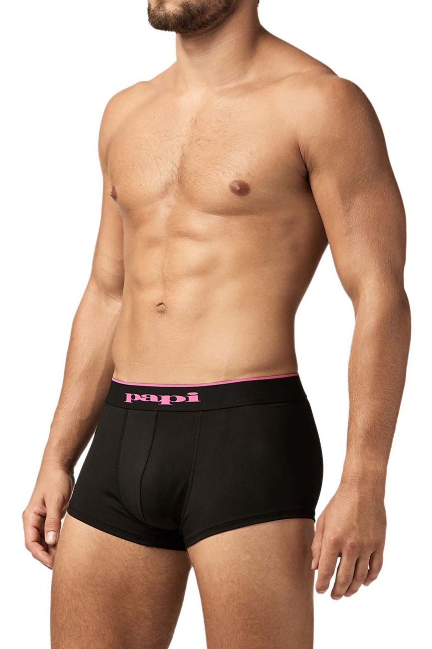 Papi UMPA048 Microflex Brazilian Trunks Berry-Texture