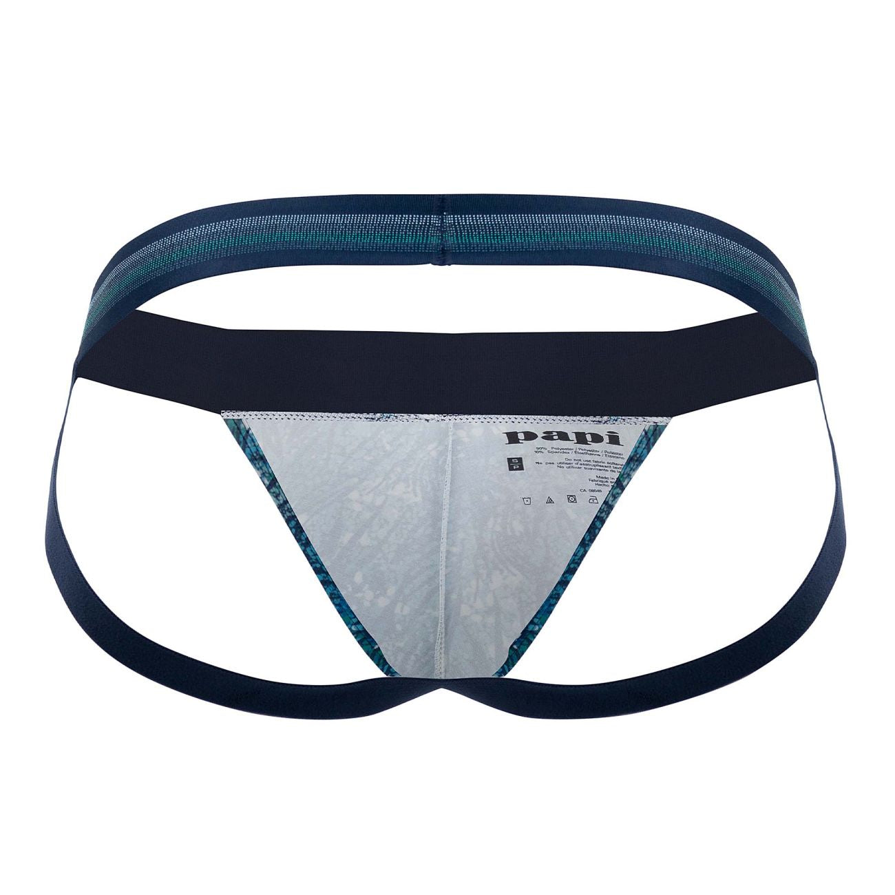 Papi UMPA108 2PK Microflex Performance Jockstrap Teal-Blue