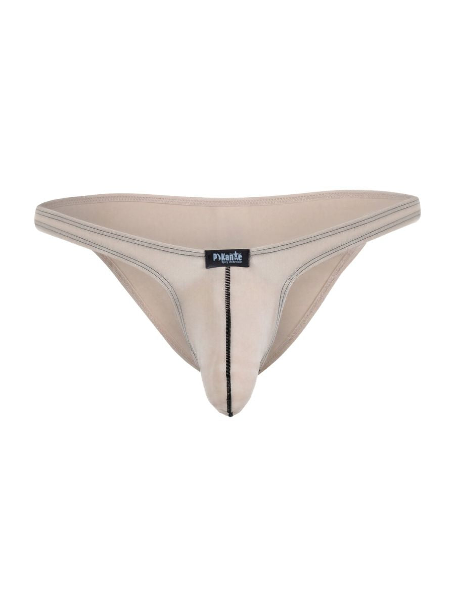 Pikante PIK 26105 Neftis Mens Minimalist Lightweight Bikini Brief Beige