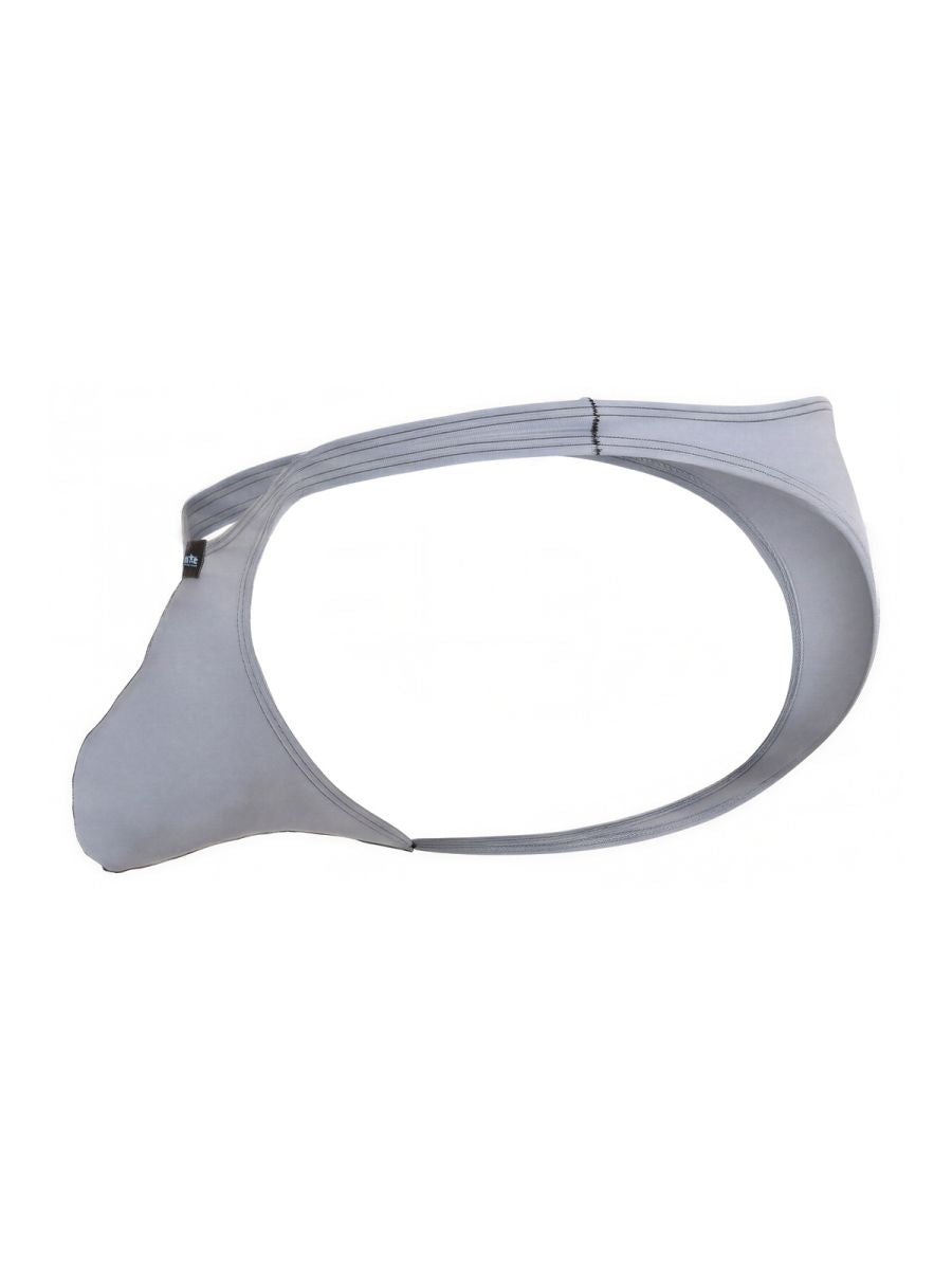 Pikante PIK 26106 Neftis Mens Minimalist Lightweight Bikini Brief Gray
