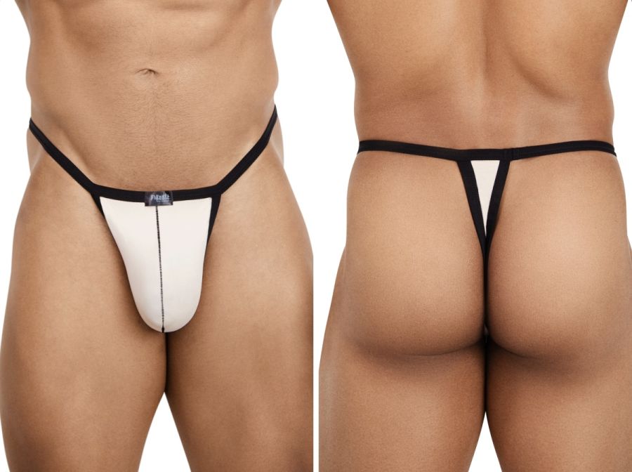 Pikante PIK 26108 Khonsu Mens Barely There Thongs Beige