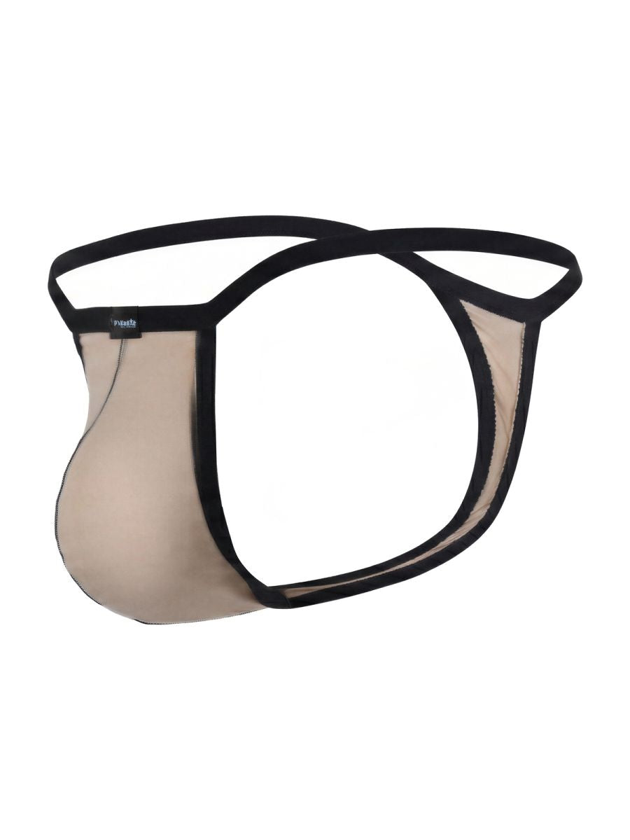Pikante PIK 26108 Khonsu Mens Barely There Thongs Beige