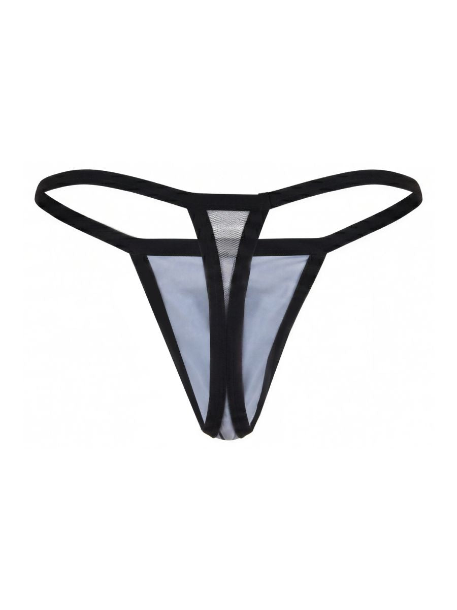 Pikante PIK 26109 Khonsu Mens Barely There Thongs Gray