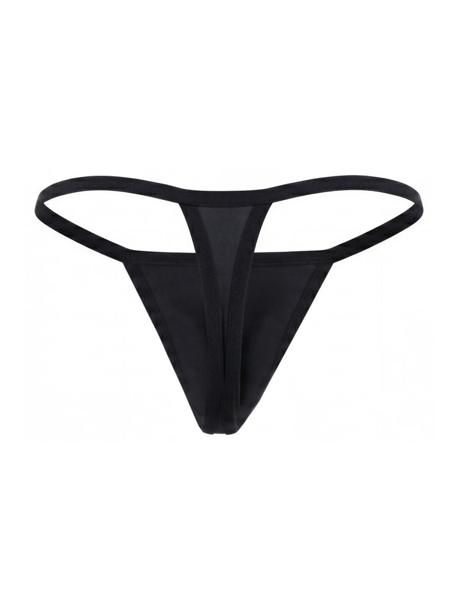 Pikante PIK 26110 Khonsu Mens Barely There Thongs Black