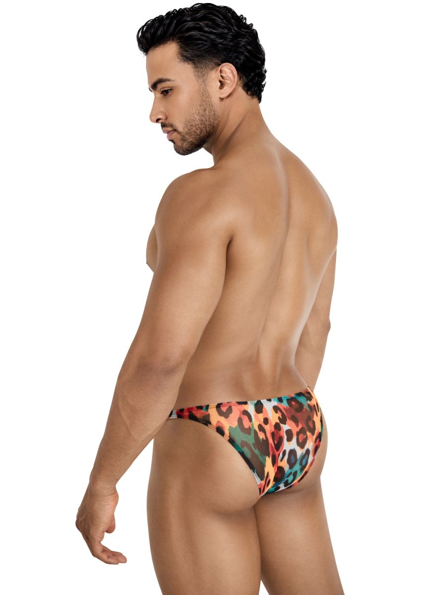 Pikante PIK 26125 Mens Sexy Animal Print Bikini Brief Multi-coloured