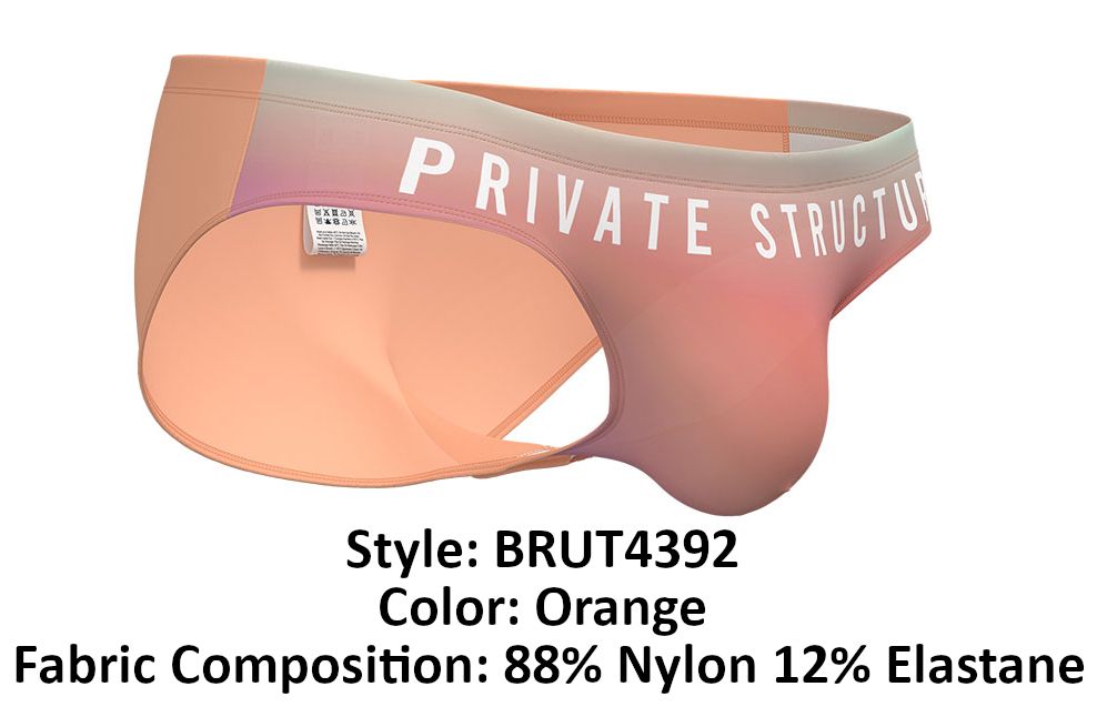 Private Structure BRUT4392 Bare Bikini Orange