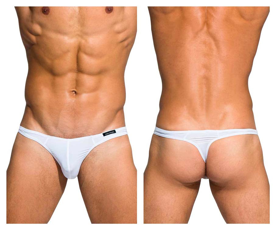 Private Structure DGEMU3545BT Desire Glaze Thong White