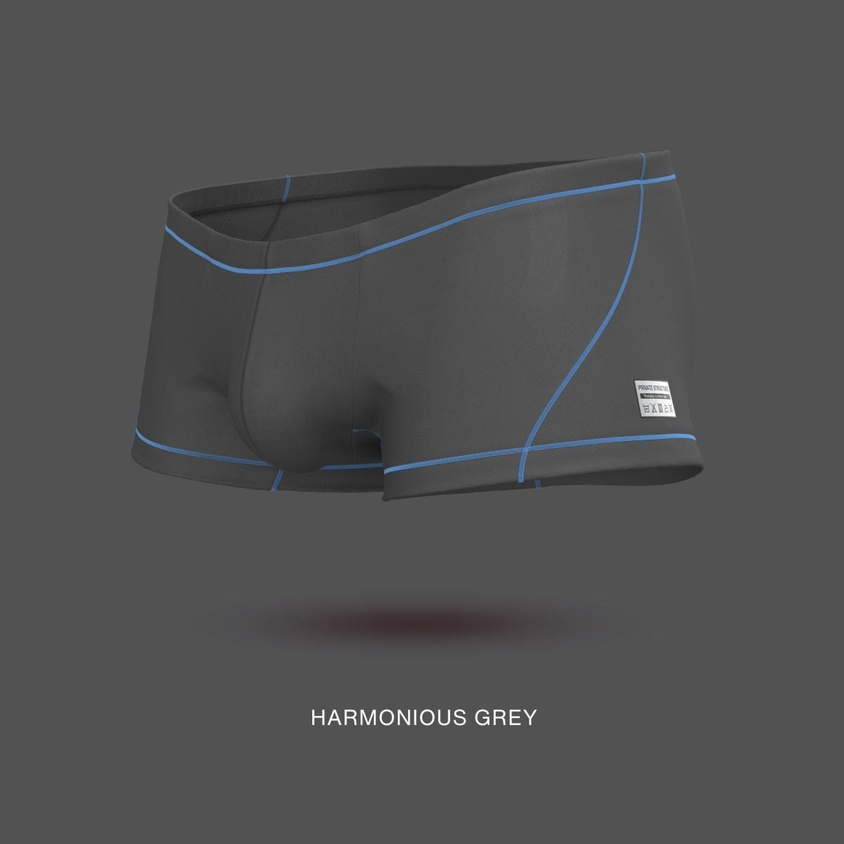 Private Structure EPUS4570 Prime Elysian Hipster Trunks Gray