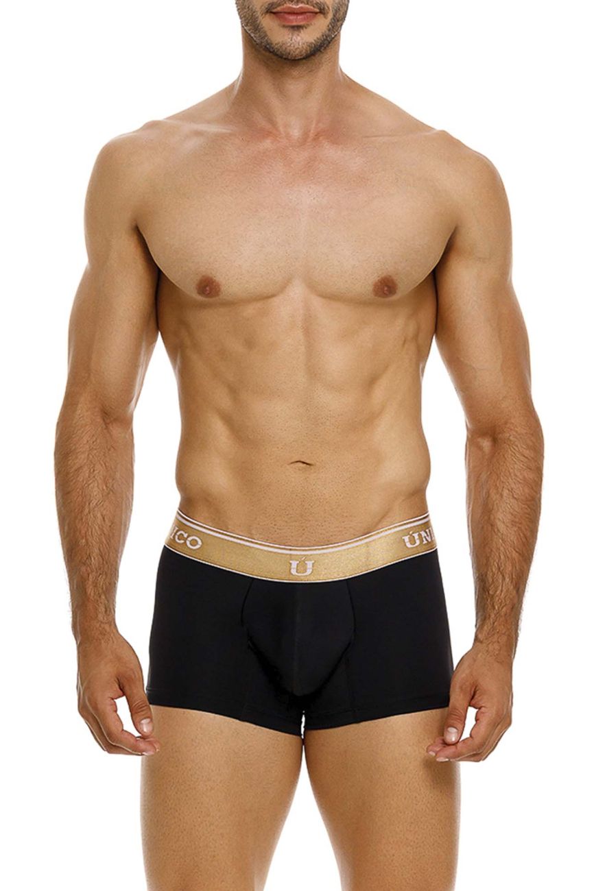 Unico 24110100110 Lingote Mens Comfortable Trunks Black