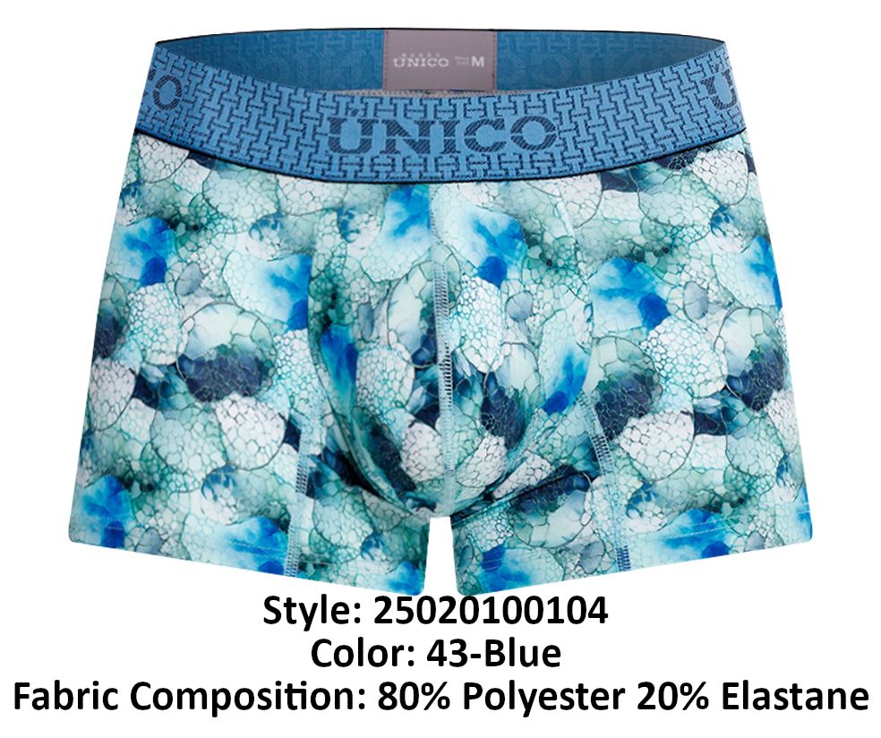 Unico 25020100104 Abalon Trunks Blue