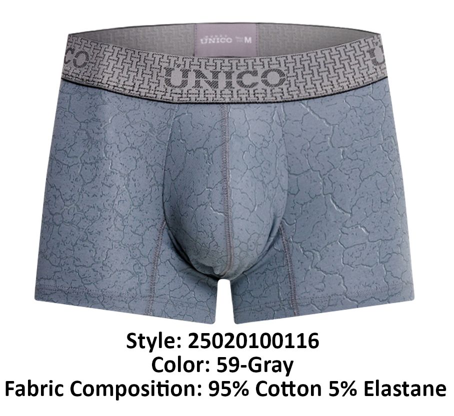 Unico 25020100116 Baldio Trunks Gray