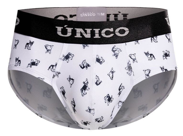 Unico 25040101130 Frenchis Mens Stay Stylish Briefs White Plus Sizes