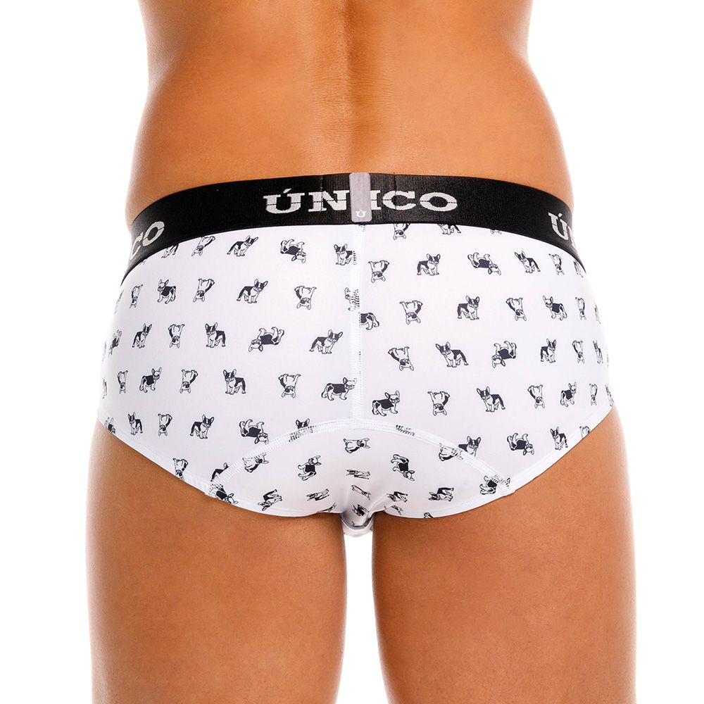 Unico 25040101130 Frenchis Mens Stay Stylish Briefs White Plus Sizes