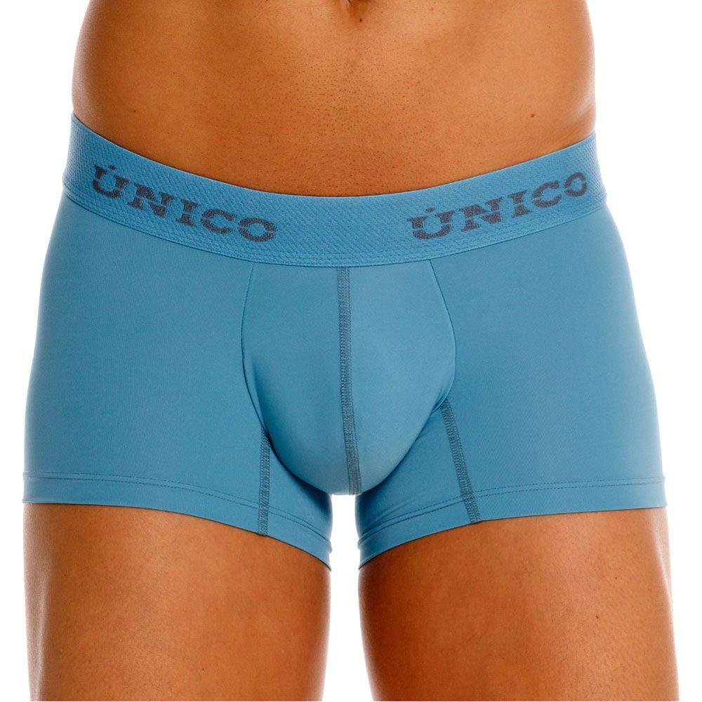 Unico 26020100118 Ventisca Mens Clean & Sleek Trunks Blue Plus Sizes