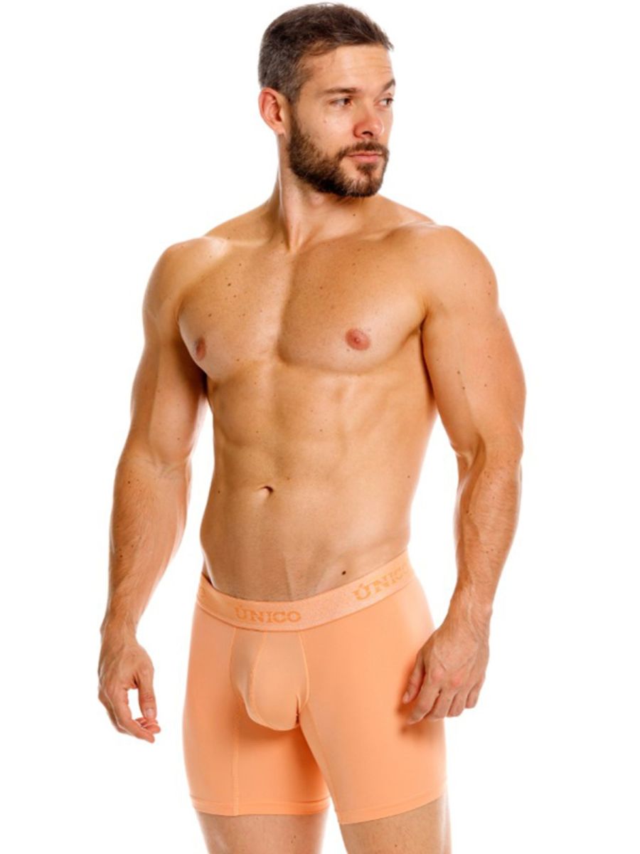 Unico 26040100222 Classic Boxer Briefs - Essential Comfort Apricot Plus Sizes