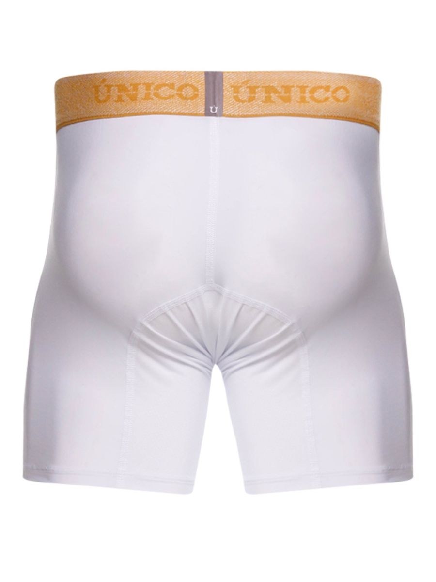 Unico 26040100225 Amber Boxer Briefs - Premium Comfort and Sophistication White Plus Sizes