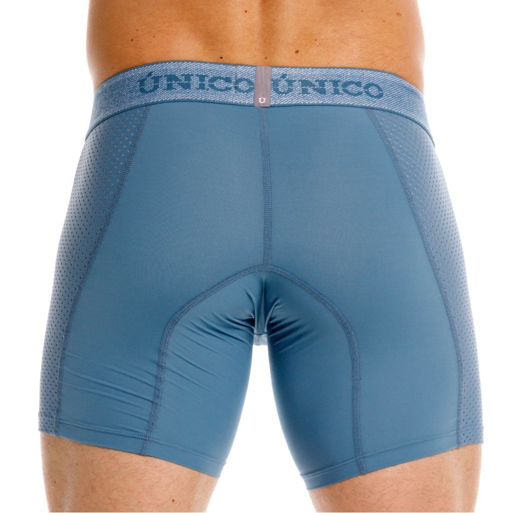 Unico 26040100227 Classic Boxer Briefs - Premium Comfort and Fit Blue Plus Sizes