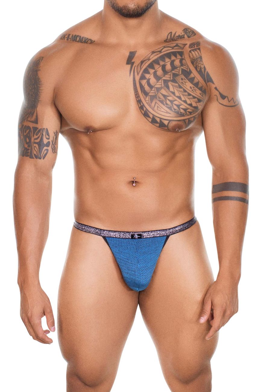 Xtremen 91144 Mesh G-String Petrol