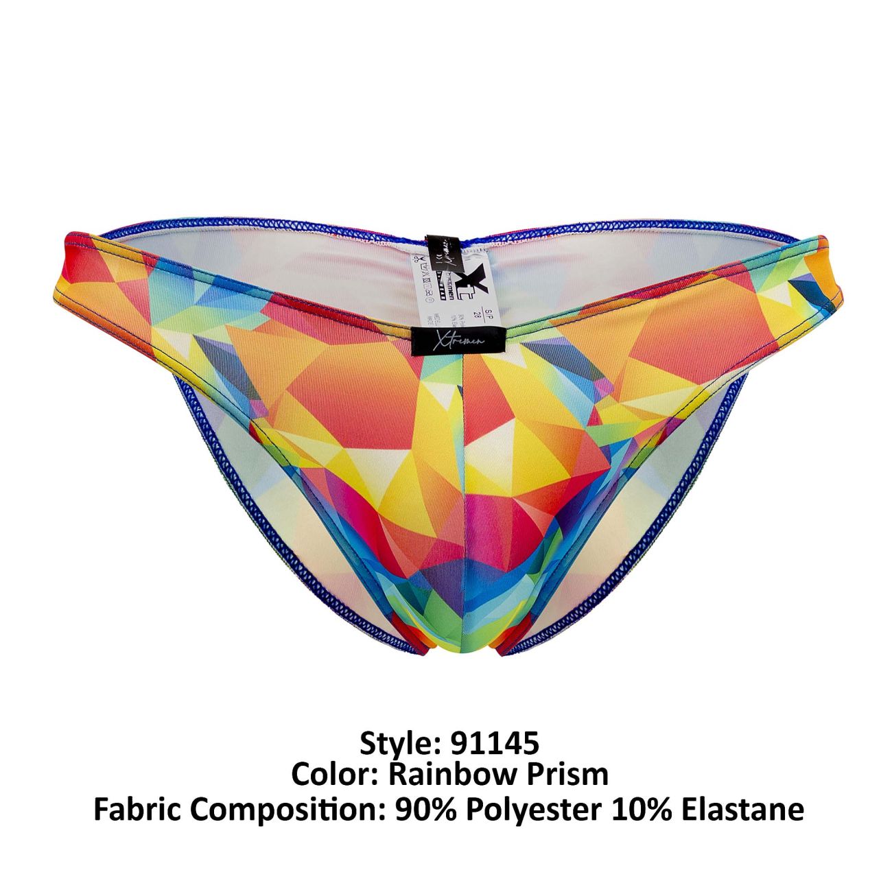 Xtremen 91145 Printed Microfiber Bikini Rainbow Prism