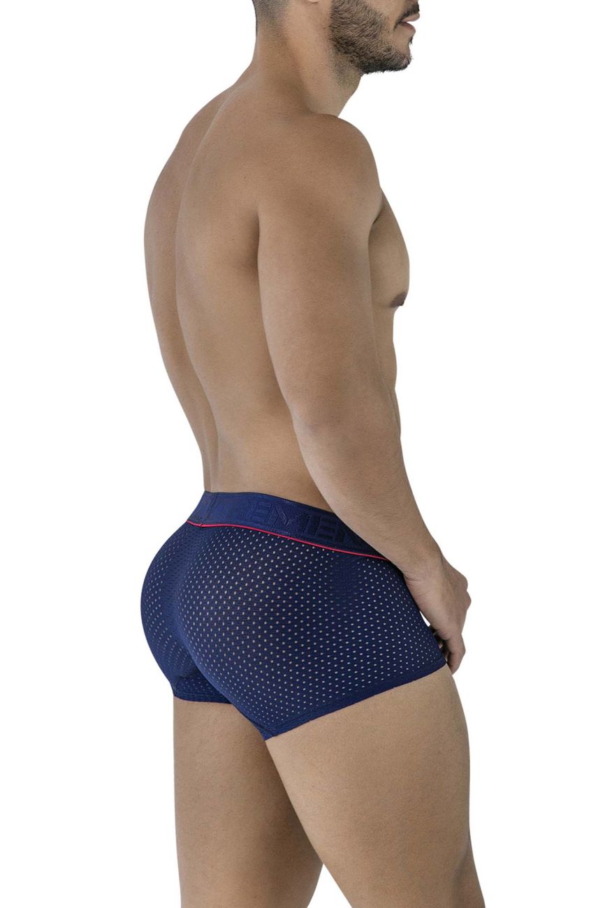 Xtremen 91212B Mens Breathable Microfiber Trunks Navy